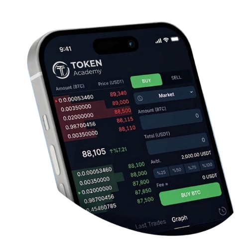 Token Academy kripto işlem uygulaması